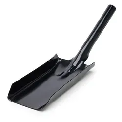 Garronda Pflanzkelle Kohlenschaufel Kohlenlöffel Ascheschaufel Handschaufel GD-0008 schwarz 37 cm