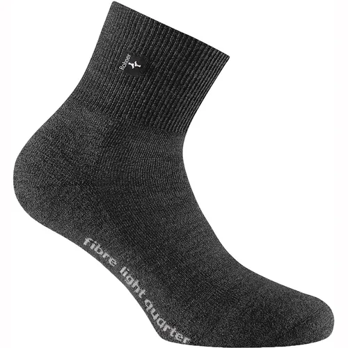Rohner Fibre Light Quarter Socken (Größe 36 , schwarz) von Rohner