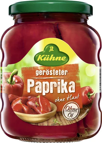 Kühne gerösteter Paprika ohne Haut
