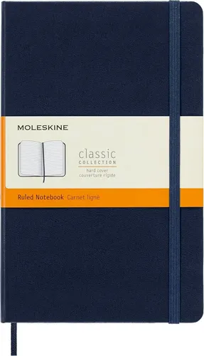 Moleskine - Notizbuch, Softcover, Liniert, Saphirblau, Large  (13x21 cm) NEU!!!
