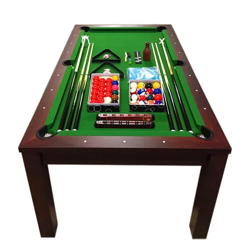 Billardtisch Billard 7FT GREEN STAR Billard-Spiel Messung Neue 188 x 96 cm