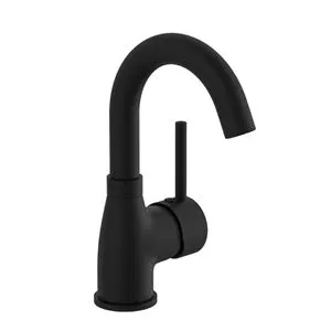 SCHÜTTE Waschtischarmatur FUTURA - Energiesparender Wasserhahn in Schwarz matt - Bad- & Duscharmaturen mit 360° schwenkbarem Auslauf für mehr Flexibilität und Komfort beim Waschen. Ideal für ressourcenschonendes Handeln im Badezimmer.