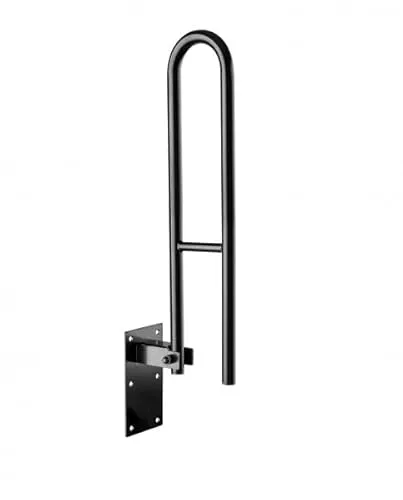 WANDSTÜTZGRIFF KLAPPGRIFF SCHWARZ 60 cm STÜTZKLAPPGRIFF WANDGRIFF HALTEGRIFF 600