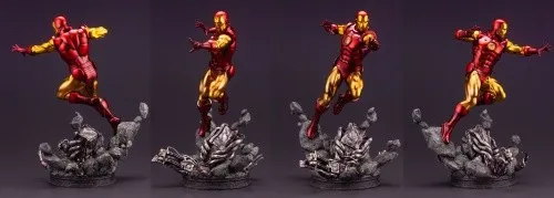 Marvel Avengers Fine Art Iron Man Statue 1/6 – 42 cm - Detailreiche Statue von Iron Man aus der Avengers-Reihe, Höhe: 42 cm, Maßstab: 1:6, original lizenziert und ideal für Sammler und Fans.