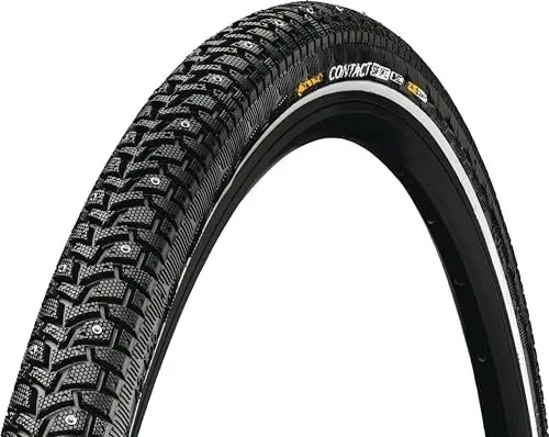Continental 37-622 CONTACT Spike 120 SafetySystem Breaker 15327501 - Fahrradreifen mit Spike-Technologie für maximale Sicherheit und Grip auf eisigen Straßen, ideal für Winterfahrten.