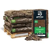 Galamio Rindenmulch Kiefer Mix 60l – 12 Sack Palette - Hochwertiger Rindenmulch Kiefer Mix von GALAMIO® in praktischen 60-Liter-Säcken. Ideal für dekorative Bodengestaltung und Schutz des Gartenbodens. Fördert die Bodenfruchtbarkeit und sorgt für eine ansprechende Optik in Ihrem Garten.