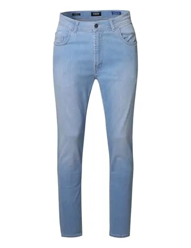 PIONEER AUTHENTIC JEANS Herren Jeans Rando | Regular Fit | Light Blue Used 6521 | 33W