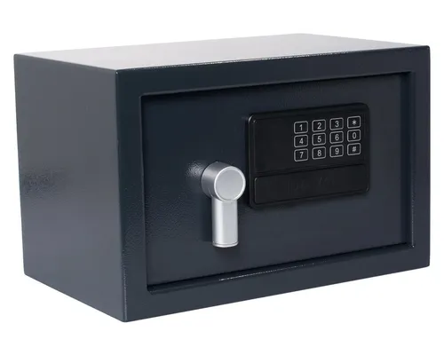 1x Tresor Safe 31x20x20cm mit elektronischem Zahlenschloss für Tisch/Wandmontage
