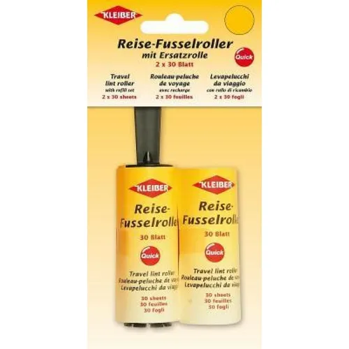 Fusselroller Reise Blatt schwarz Mini unterwegs Kleiber 92000