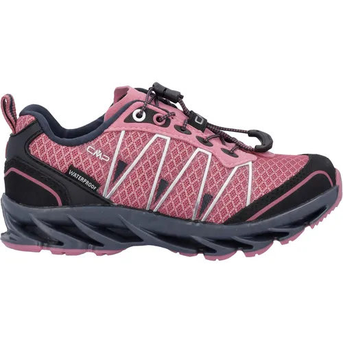 CMP Kids Altak Trail Shoes WP 2.0 ciliegia (B743) 33 - Laufschuhe für Kinder, wasserdicht und ideal für Abenteuer in der Natur. Mit Quick-Lace-System für schnelles An- und Ausziehen und exzellenter Traktion auf jedem Untergrund.