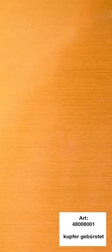 alfer Design-Platte 1000 x 600 mm PVC glatt kupfer gebürstet - Hochwertige Design-Platte aus robustem Kunststoff, ideal für kreative Wandgestaltungen. Perfekt für individuelle Deko-Projekte mit modernem Touch.