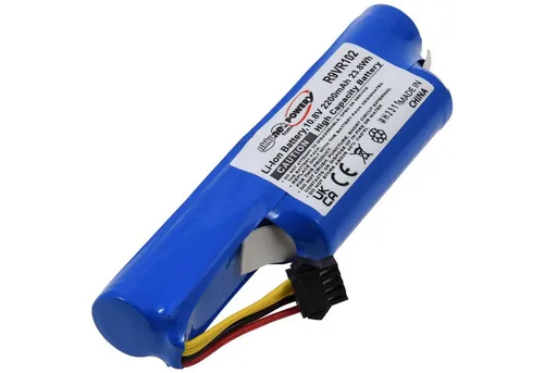 Powery Akku für Vileda Typ 18650-M26 - Batterien & Akkus, leistungsstarker 2200 mAh Li-Ion Akku für eine zuverlässige Staubsauger-Nutzung mit 10.8 V Spannung und langer Lebensdauer.