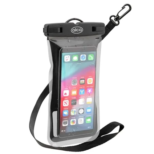alca® wasserdichte Handyhülle Floating Smartphones Unterwasser Handytasche IPX8 bis zu 6,6 Zoll Case passend für iPhone 15 16 17 Samsung S26 etc.