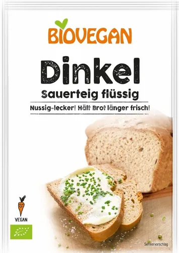 Biovegan Dinkel Sauerteig flüssig vegan bio 100 g
