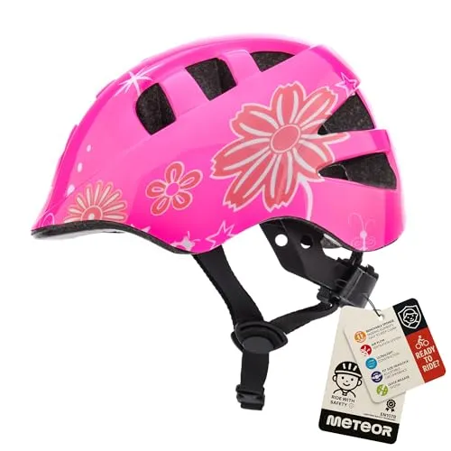 meteor® Kinder Bike Helmet Kinderfahrradhelm Sicherer Fahrradhelm Kinder Helm Roller-Helm Jungen Kinder-fahrradhelm für Mountainbike Inliner skaterhelm BMX fahradhelm Scooter