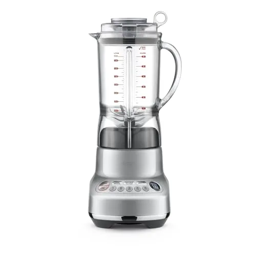 Standmixer Sage SBL620SIL4CEU1 - 1,5 L Silberfarben - Standmixer mit 5 Geschwindigkeitsstufen und Eis-Crusher, ideal für Smoothies und Suppen. Leicht zu reinigen und mit hochwertigem Edelstahl ausgestattet.