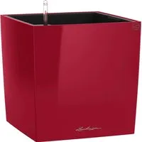 LECHUZA CUBE Premium 40 scarlet rot hochglanz in rot von Lechuza