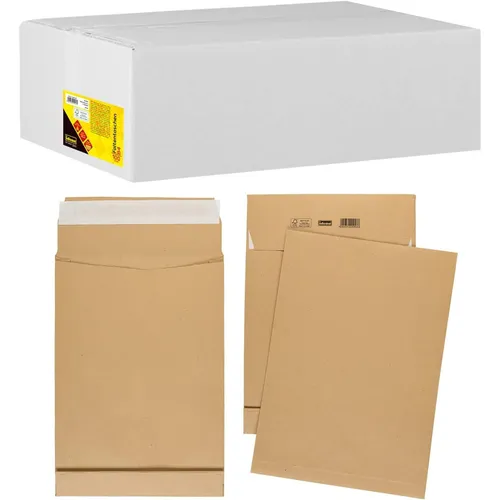 Idena 10253 Versandtaschen DIN B4, 100 Stück in braun von Idena