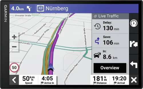 Garmin DRIVESMARTTM 86 MT-D EU Navi - 20.3cm (8 Zoll) HD Display, Sprachassistenz für sichere Navigation und Reiseempfehlungen