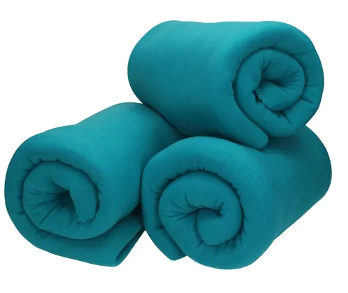 Wohndecke 3 Stück Fleecedecke Kuscheldecke Sofadecke Größe 130x170 cm, Betz, Qualität 180 g/m²