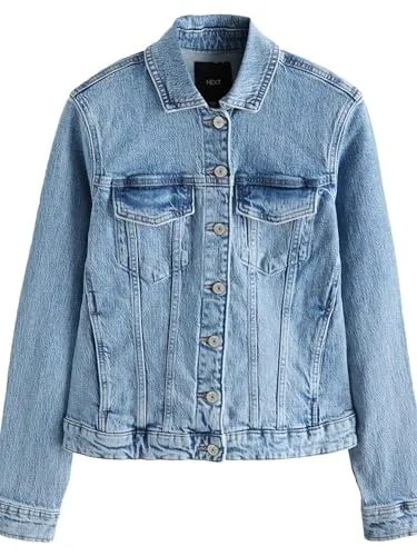 NEXT Damen Standard Figurbetonte Jeansjacke