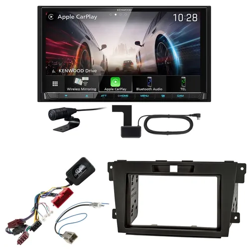 Kenwood DMX8021DABS Android Auto CarPlay Bluetooth Einbauset für Mazda CX-7