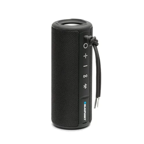 BLAUPUNKT BT 214 Bluetooth Lautsprecher – Tragbar, kabellos, 10h Akkulaufzeit, klarer Sound, starker Bass, IPX6 - Kompakter Bluetooth Lautsprecher für Outdoor-Abenteuer. Mit IPX6-Schutz trotzt der BT-214 Spritzwasser und bietet bis zu 10 Stunden Musikgenuss. Ideal für Garten, Strand oder unterwegs – kraftvoller Klang und einfache Verbindung!