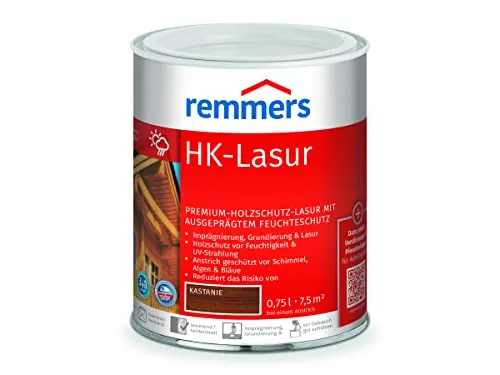 Remmers HK-Lasur kastanie, 0,75 Liter von Remmers