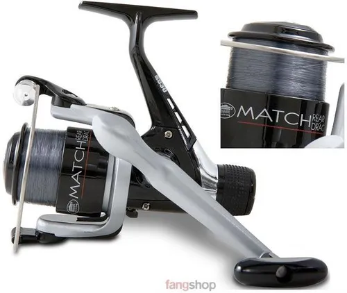 MATCH LINE RD Stationärrolle Matchangeln incl Schnur Heckbremse Preishammer Line