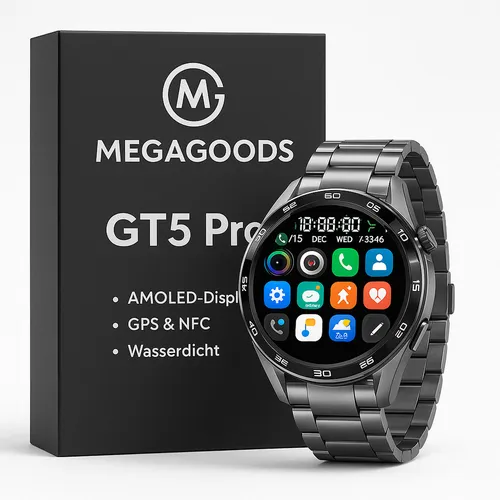 MEGAGOODS GT5 Pro Smartwatch Herren