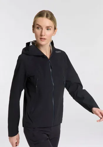 CMP Regenjacke grau 44 - Funktionsjacke für sportliche Aktivitäten, aus 100% Polyester, maschinenwaschbar und ideal für Wanderungen bei jedem Wetter.