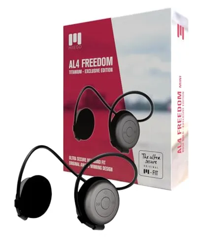 MIIEGO AL4 FREEDOM - Titansilber, Sportkopfhörer mit 36 Std. Akkulaufzeit - MIIEGO AL4 FREEDOM, die beliebten Sportkopfhörer mit IPX6 Wasserfestigkeit und kristallklarem Sound. Ideal für aktive Nutzer, mit 36 Stunden Akkulaufzeit und flexiblem Nackenbügel für perfekten Halt.