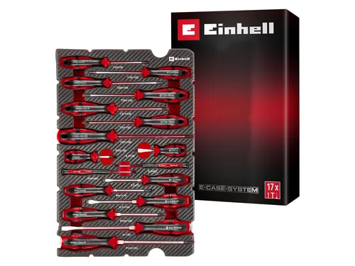Einhell 17-teiliges Schraubendreher-Set mit Schlagkappe