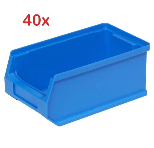 BRB-Lagertechnik Kleinteilemagazin 40x Sichtbox PROFI LB 5 - Praktisches Set mit 40 Sichtlagerboxen, ideal für Werkstatt und Produktion. Robuste Qualität aus Polypropylen, kälte- und hitzebeständig. Perfekt für effizientes Lagermanagement!