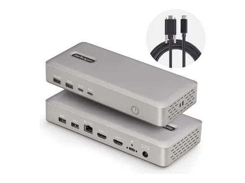 StarTech.com USB4 Docking Station - 40Gbps, 2x HDMI 4K60Hz, 100W PD, ideal für High-Performance-Computing und nahtlose Gerätekonnektivität