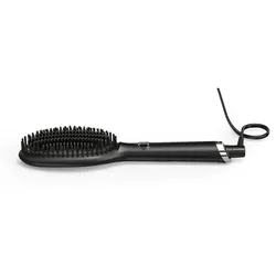 Straightener Brush Glide Hot Brush - Black - Lockenstäbe mit keramischer Technologie, die Frizz eliminiert und gesundes Haar garantiert, optimale Styling-Temperatur von 185°C, ideal für schnelles und effizientes Styling.