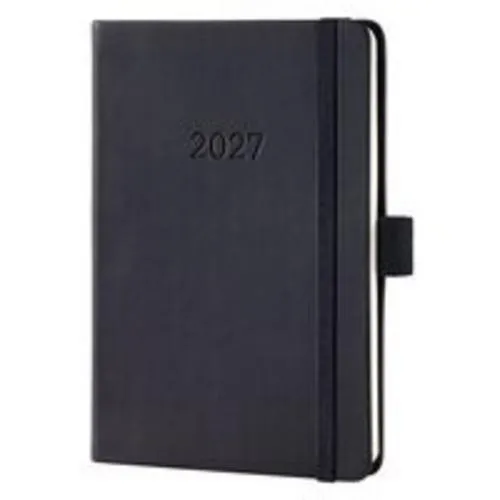 Wochenkalender Conceptum 2027, ca. A6, schwarz
