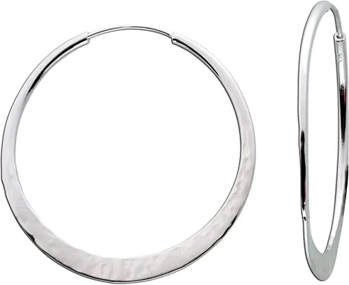 Ch.Abramowicz Creolen Silber 925 gehämmert