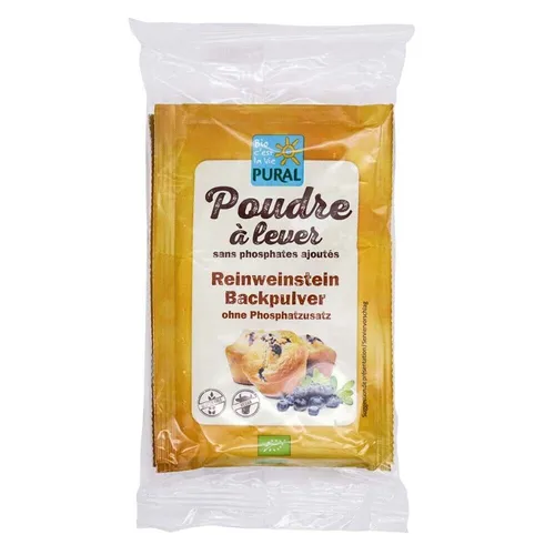 Reinweinstein Backpulver 3 Stück 63g | PURAL von Pural