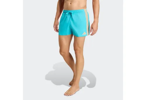 adidas 3 Stripes Bold Short 3'' - Badehose Gr S türkis - Stylische Badeshorts mit Mesh-Innenhose in Türkis, Größe S. Ideal für Schwimmen, mit elastischem Material für hohen Tragekomfort. Entdecken Sie weitere adidas Highlights bei Bergfreunde.de!