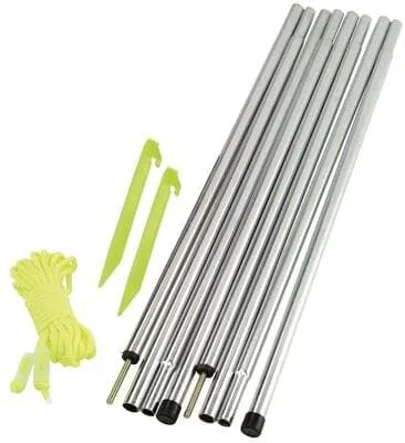 Outwell Upright Pole Set 200 cm - Zelterweiterung grau - Zeltzubehör: Robustes Gestänge für stabile Zelt-Erweiterungen, ideal für Camping und Reisen.