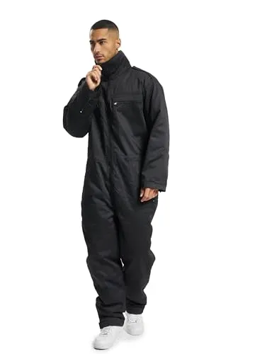 Brandit Tank Suit - schwarzer Herren Overall, Größe M - Reinigungs- & Hauswirtschaftsoverall für Herren mit warmem, herausnehmbarem Unterziehkombi und hohem Schutzkragen für optimalen Tragekomfort.