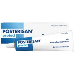 Posterisan protect Salbe bei Hämorrhoiden - Pflege und Schutz für die Analregion, mit Jojoba-Öl und Bienenwachs für beschwerdefreie Phasen