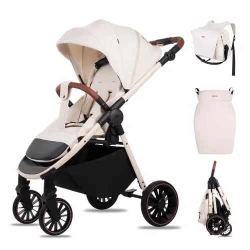 Kinderwagen Beige von Babylux