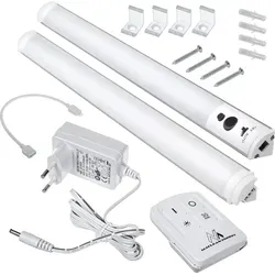Lampa LED Maclean, Podszafkowa, Liniowa - Leuchtmittel mit 2 Modulen, inklusive Fernbedienung und Netzteil, ideal für moderne Küchenbeleuchtung und energieeffizient dank LED-Technik.