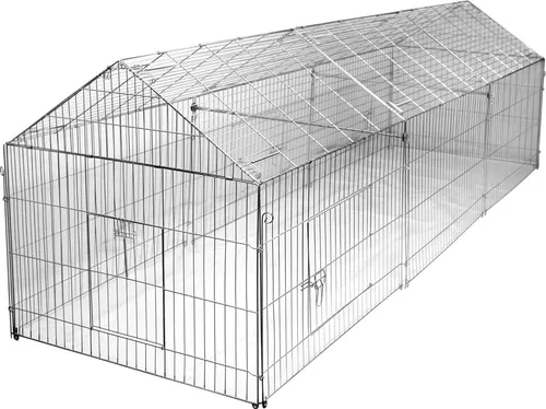 Kerbl 70358 Erweiterungselement für Freilaufgehege - Erweiterungselement für Freilaufgehege, aus robustem Stahl, ideal für die artgerechte Haltung von Hasen und Kaninchen.