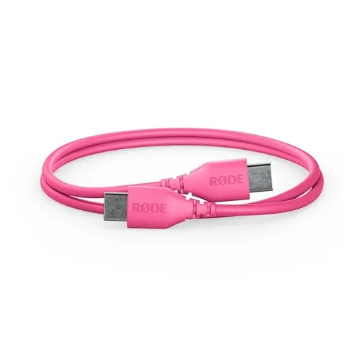 RØDE SC22 USB-C zu USB-C Kabel (30 cm, Pink) in pink von RØDE