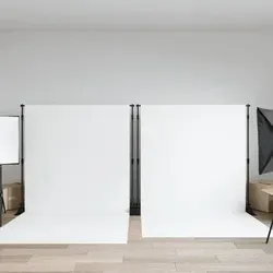 vidaXL Hintergrundstative 2 STK. - Verstellbare Hintergrundhalterung für Fotostudio - Hintergründe für Fotostudios, robustes Stahlmaterial mit hoher Belastbarkeit von 8 kg und verstellbaren Maßen für vielseitigen Einsatz.