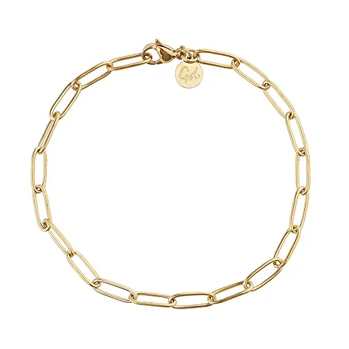 Produktbild GD GOOD.designs Gliederarmband Gold für Damen mit 18K Vergoldung