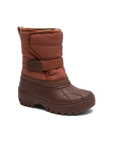Bisgaard Pacson Fashion Boot, Terracotta, 29 EU - Wanderschuhe für Kinder mit temperaturregulierendem Wollfutter und praktischen Klettverschluss für optimalen Komfort und Wärme bei winterlichen Abenteuern.